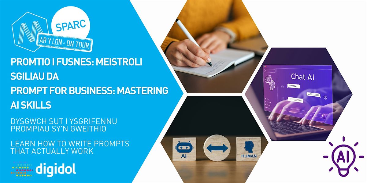 Promtio i Fusnes: Meistroli Sgiliau DA | Prompt for Business: Mastering AI