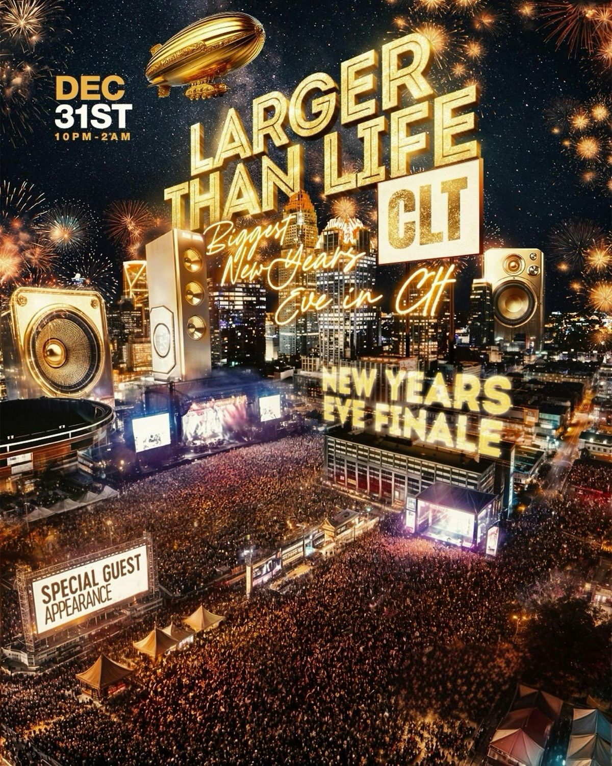 Larger than life NYE 2026 Party at lust