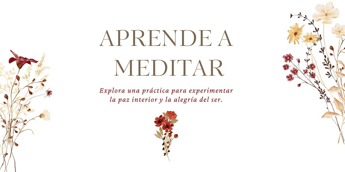 APRENDE A MEDITAR
