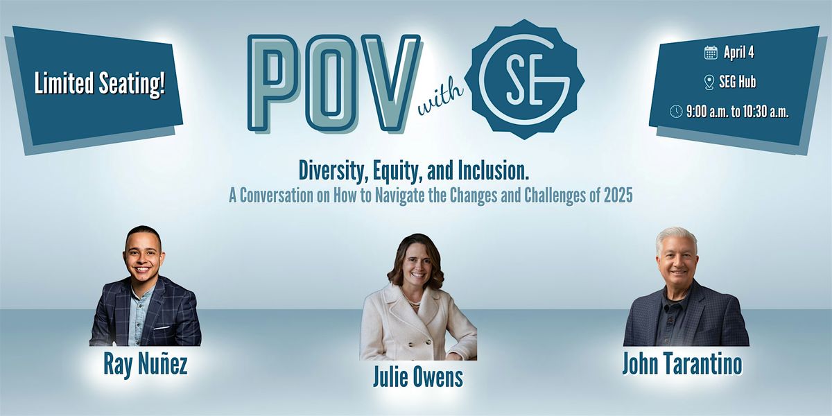 Seg Inclusions POV With SEG: Diversity. and Equity. and Inclusion at Social Enterprise ...