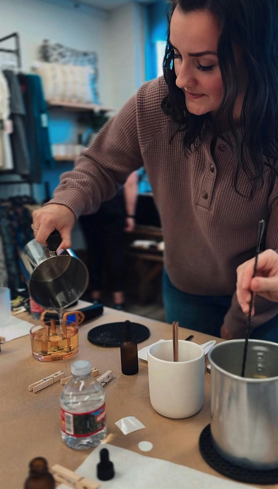 Candle Making Workshop at Swan Island Dahlias with Vine + Vessel