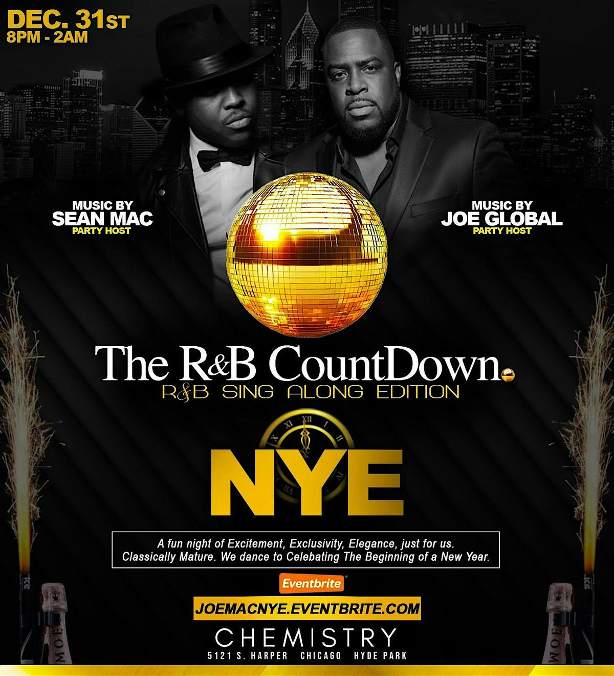 NYE: THE R&B COUNTDOWN WITH SEAN MAC + JOE GLOBAL