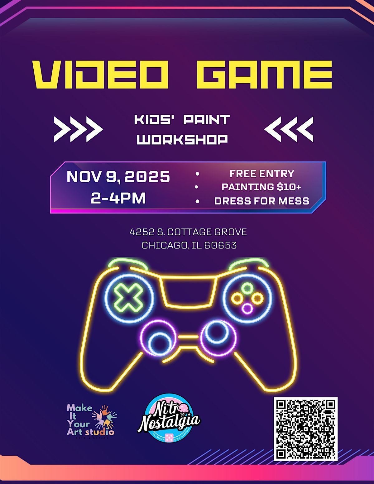 Kids' Painting Workshop at Nitro Nostalgia