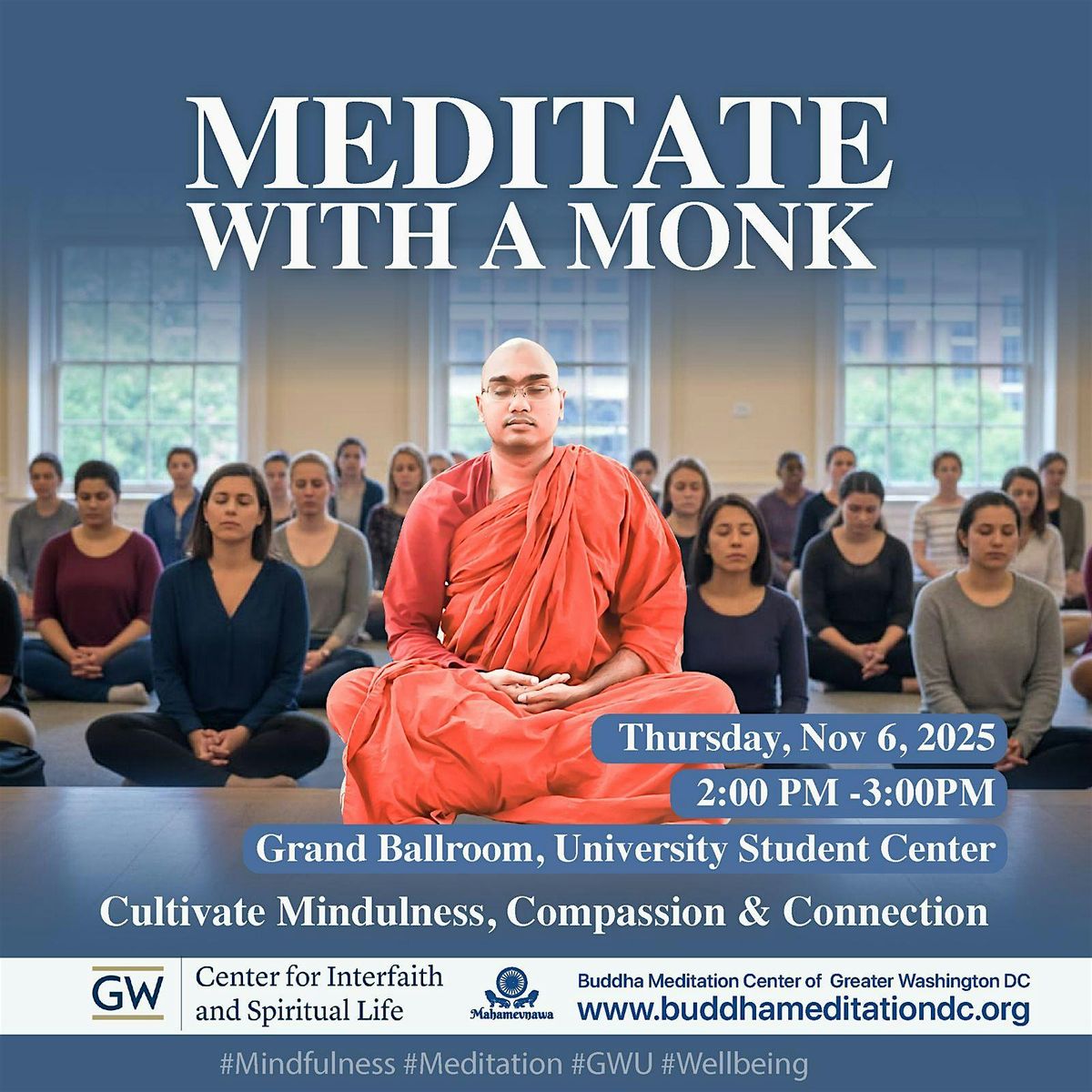Meditate with a Monk