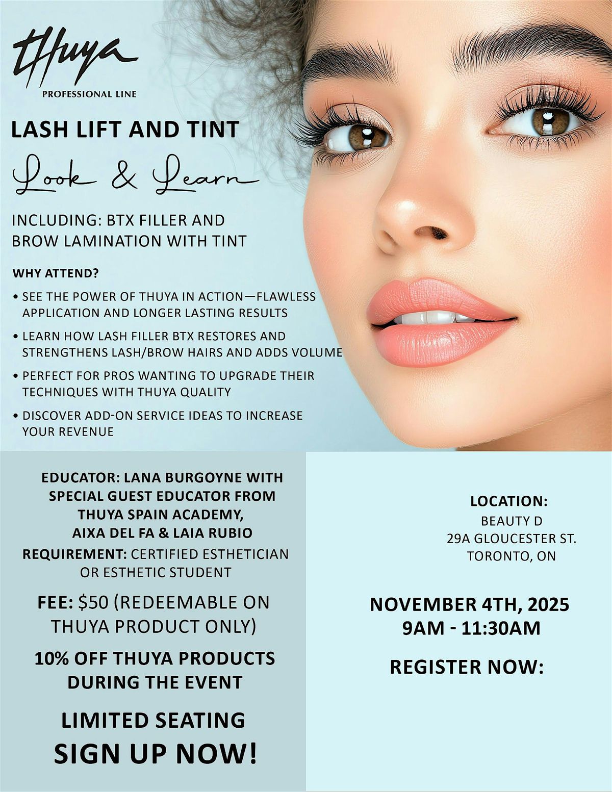 Thuya Lash Lift & Tint - Look and Learn