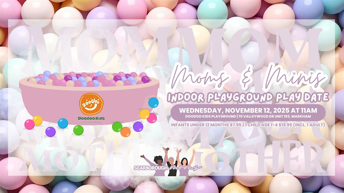 Scarborough Moms & Minis Indoor Playground Play Date at Doodoo Kids