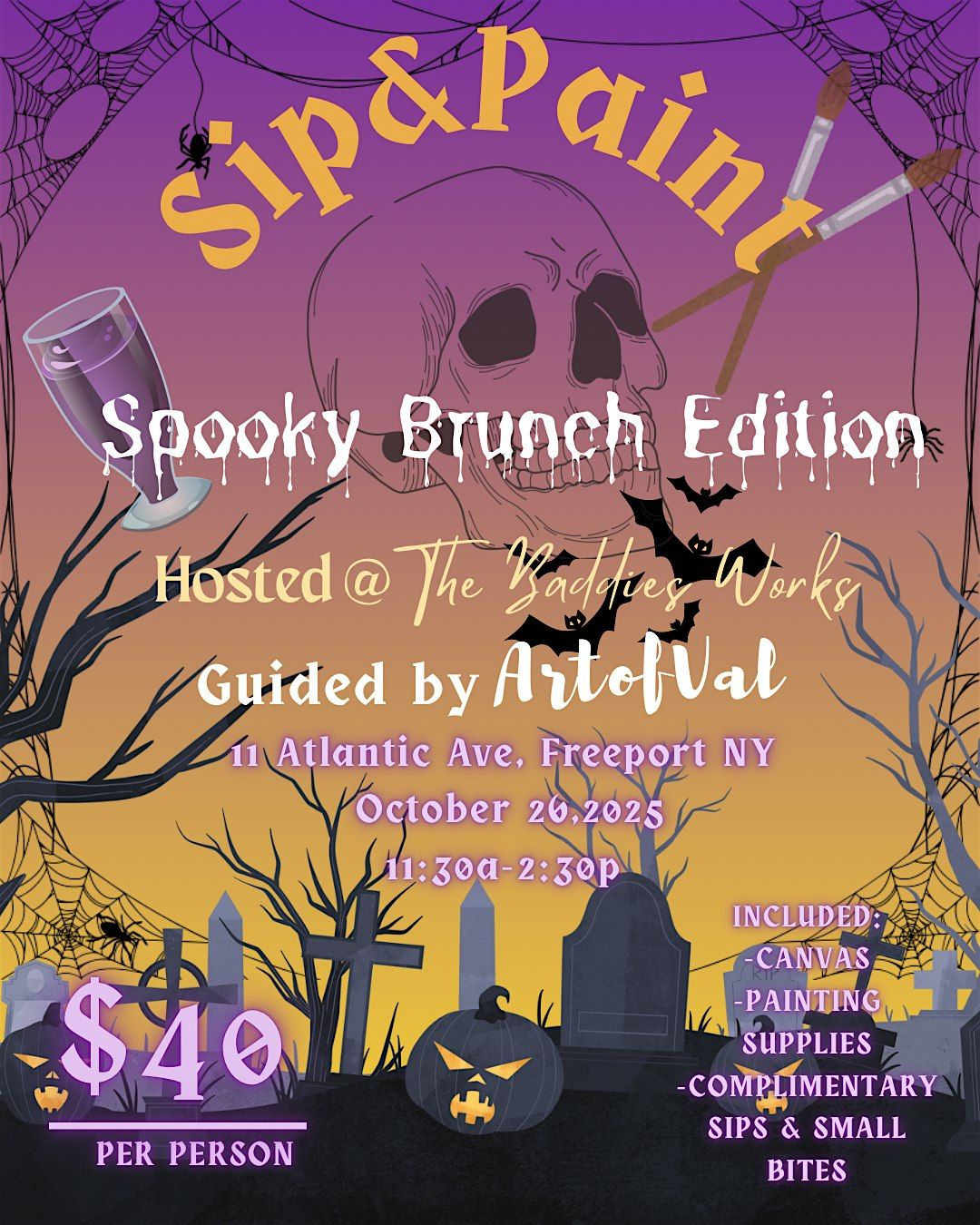 Sip&Paint: Spooky Brunch