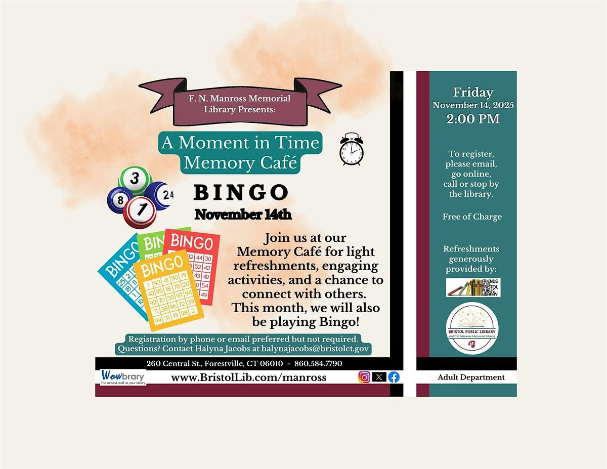 A Moment in Time Memory Cafe