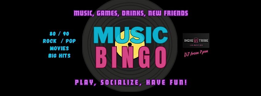 Music Bingo Night: Music, Fun and New Friends