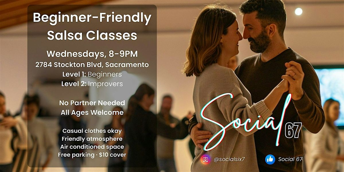 Salsa Dance Class in Sacramento \u2013 Beginner Friendly, All Levels Welcome