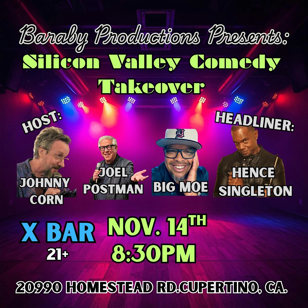Silicon Valley Comedy Takeover