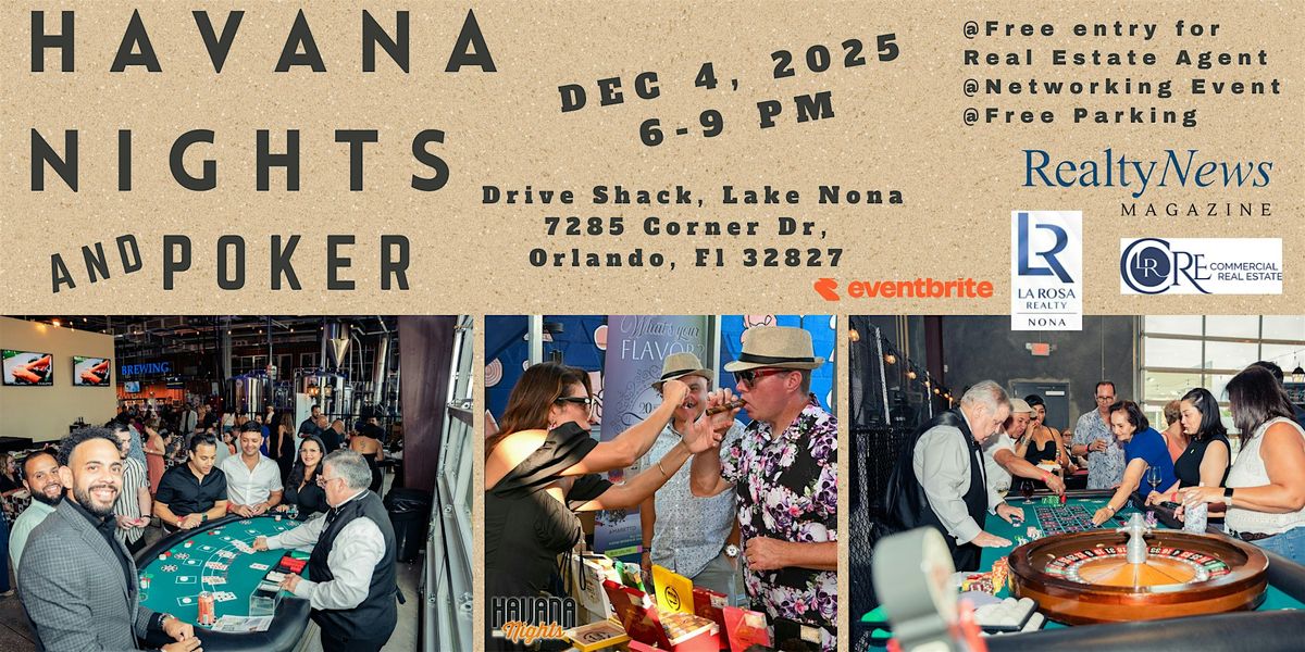 Havana Nights and Poker!