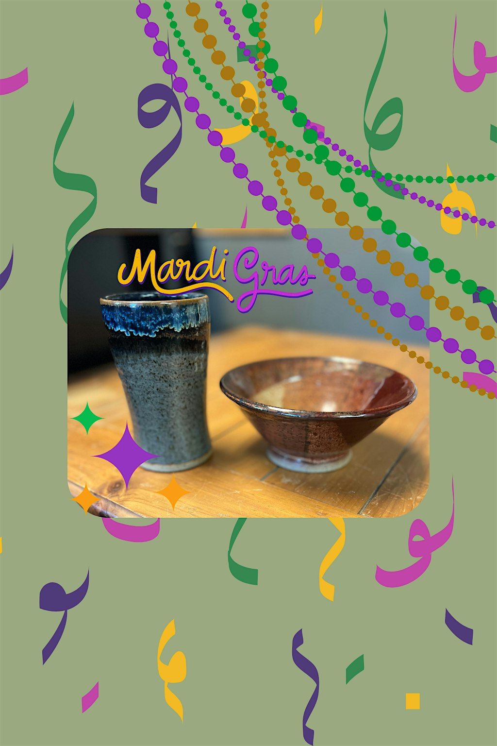 Kiln to Table: Mardi Gras Celebration!