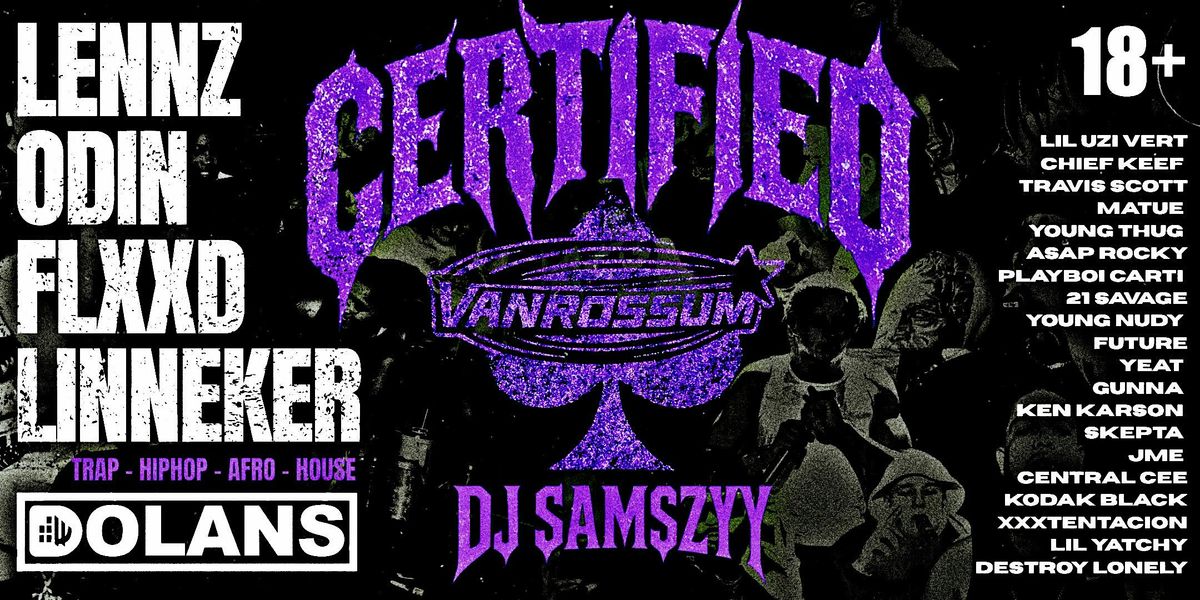 CERTIFIED UNDERGROUND at Dolan's Pub and Restaurant, Limerick on 15th ...