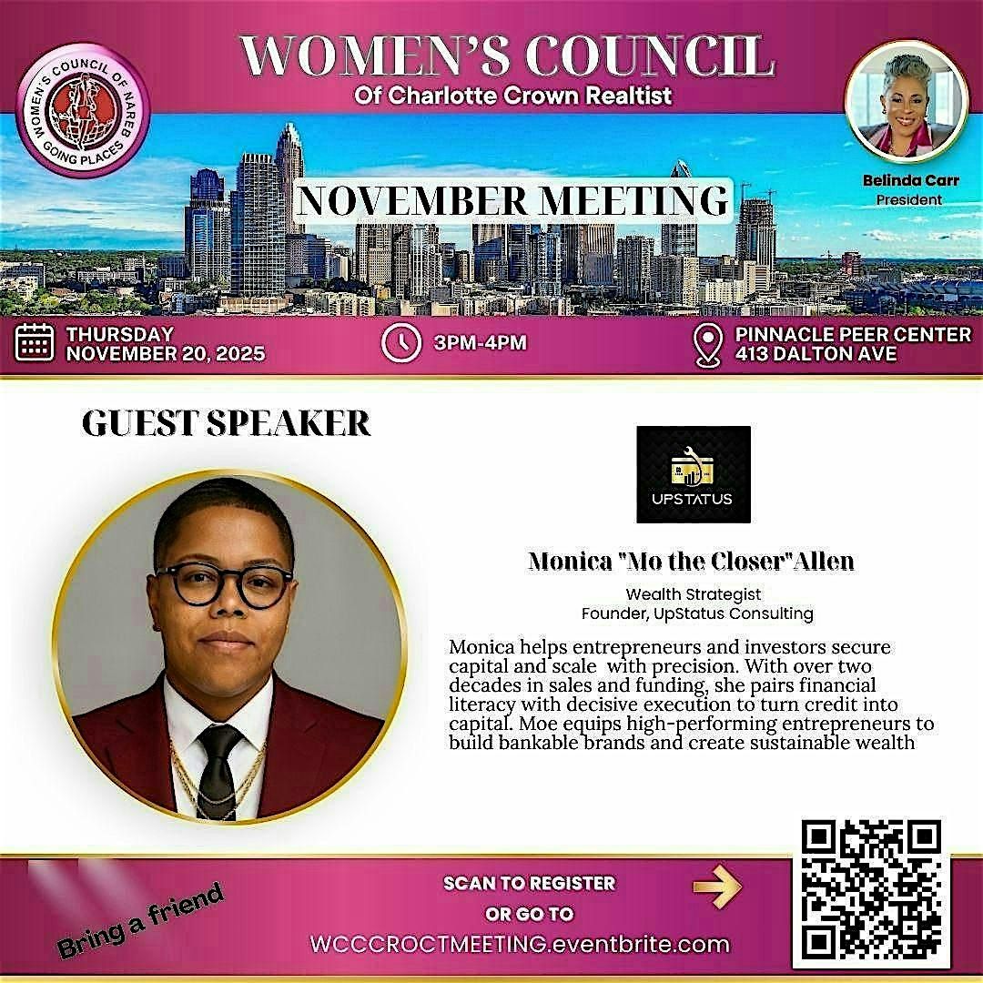WCCCR November Monthly Meeting