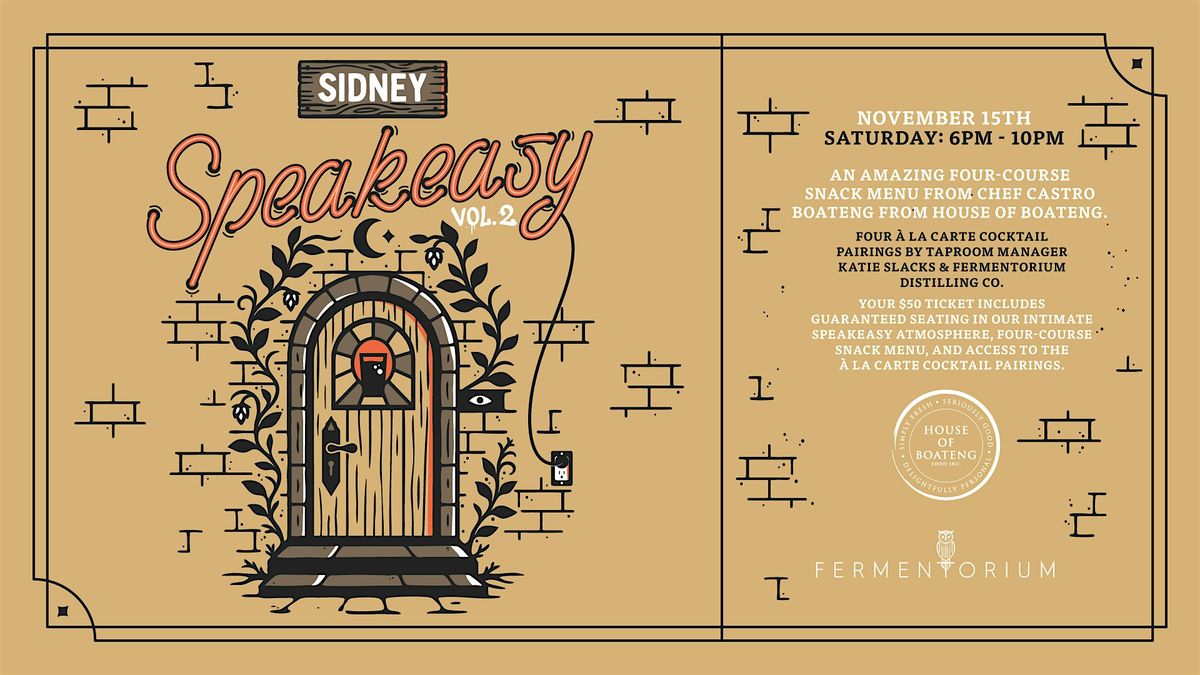 Sidney Speakeasy vol. 2 ft. House of Boateng