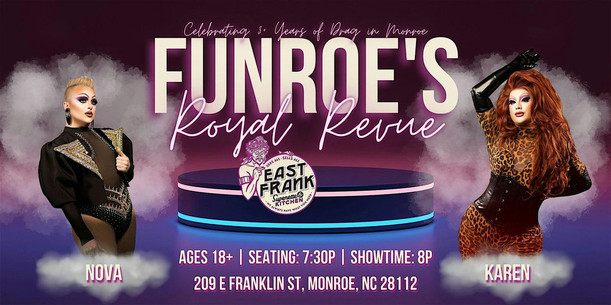 August DRAG Bingo Royal Review at East Frank!
