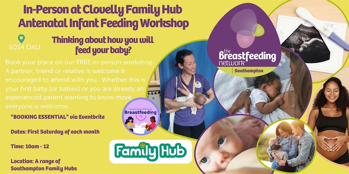 In-Person at Clovelly Family Hub Antenatal Infant Feeding Workshop