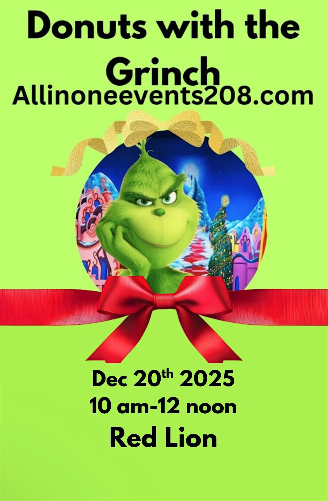 Donuts with the Grinch