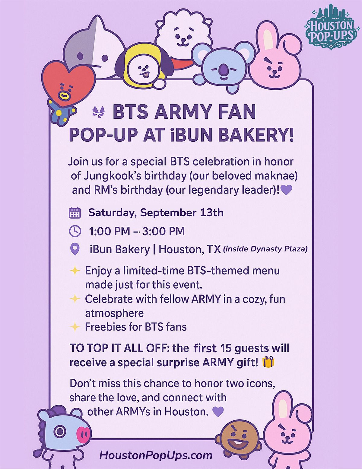 BTS Pop-Up (K-Pop Fan Event)