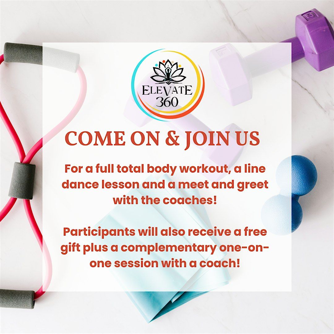 JOIN ELEVATE 360 & THE JAMAL GAINES FOUNDATION FOR OUR POPUP WORKOUT