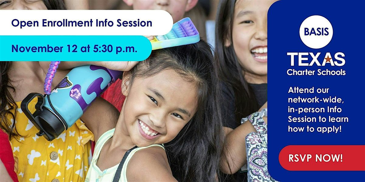 BASIS Pflugerville Open Enrollment Info Session