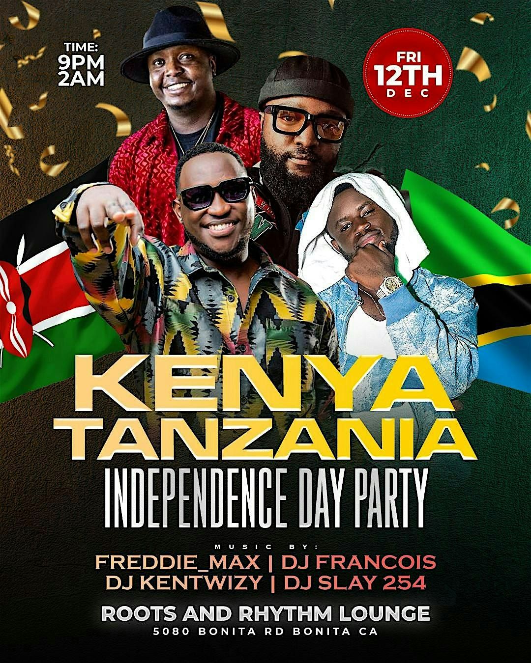 AFROBEATS INVASION FT KENYA\/TANZANIA INDEPENDENCE DAY