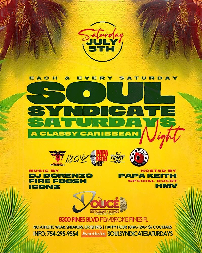 Soul Syndicate Saturdays