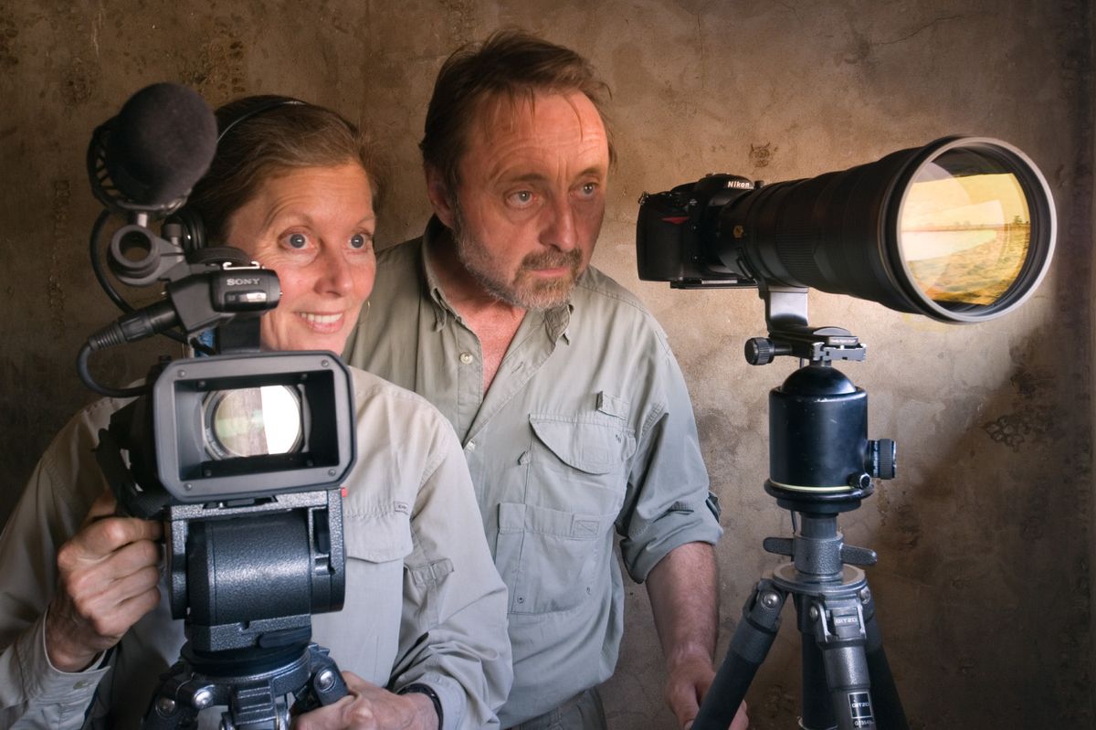 Frans Lanting and Christine Eckstrom at Kauffman Center for the Performing Arts - Muriel Kauffman Theatre