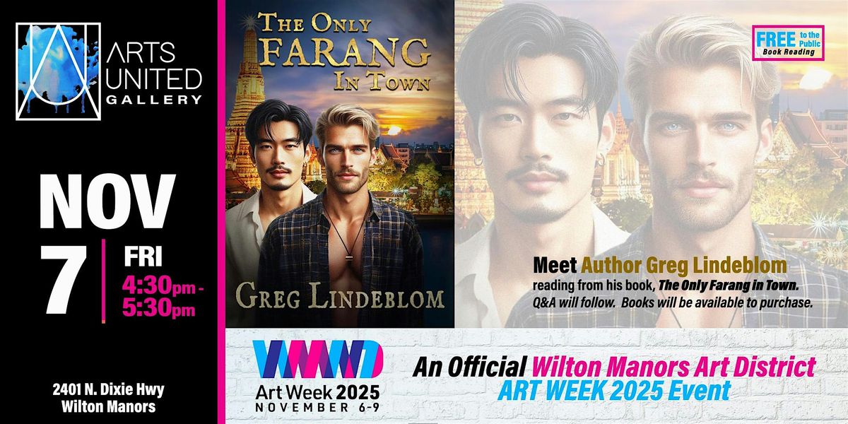 Author Greg Lindeblom @ArtsUnited for WMAD Art Week 2025