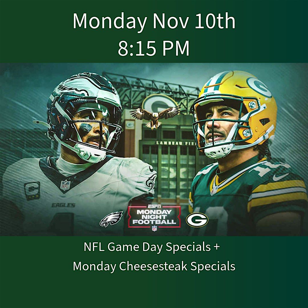 Eagles vs Packers Monday Night Football
