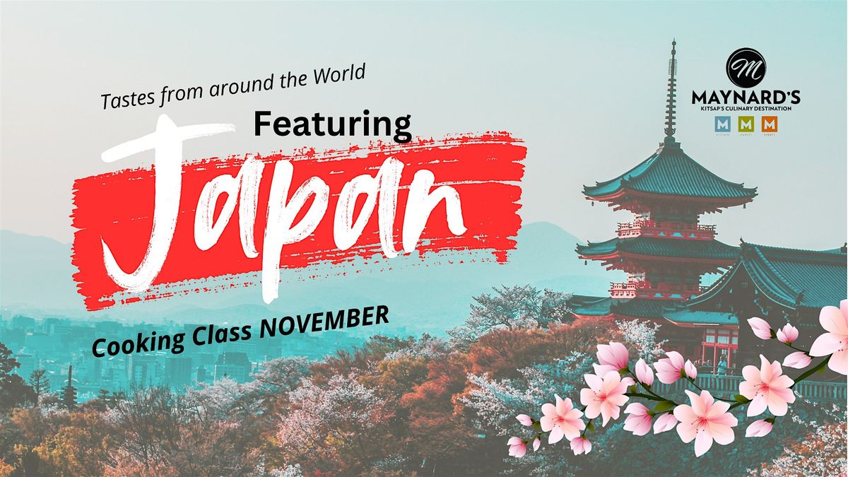 Tastes from around the World: Japan Cooking Class
