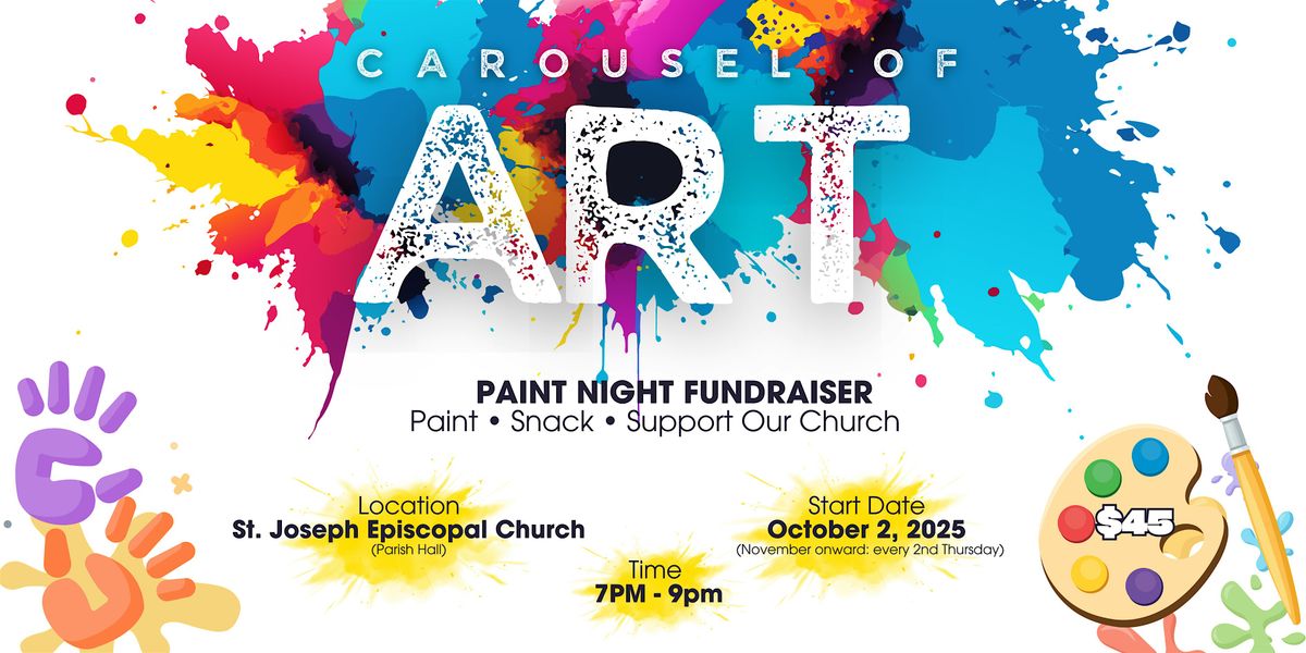 Carousel of ART - Paint Night Fundraiser