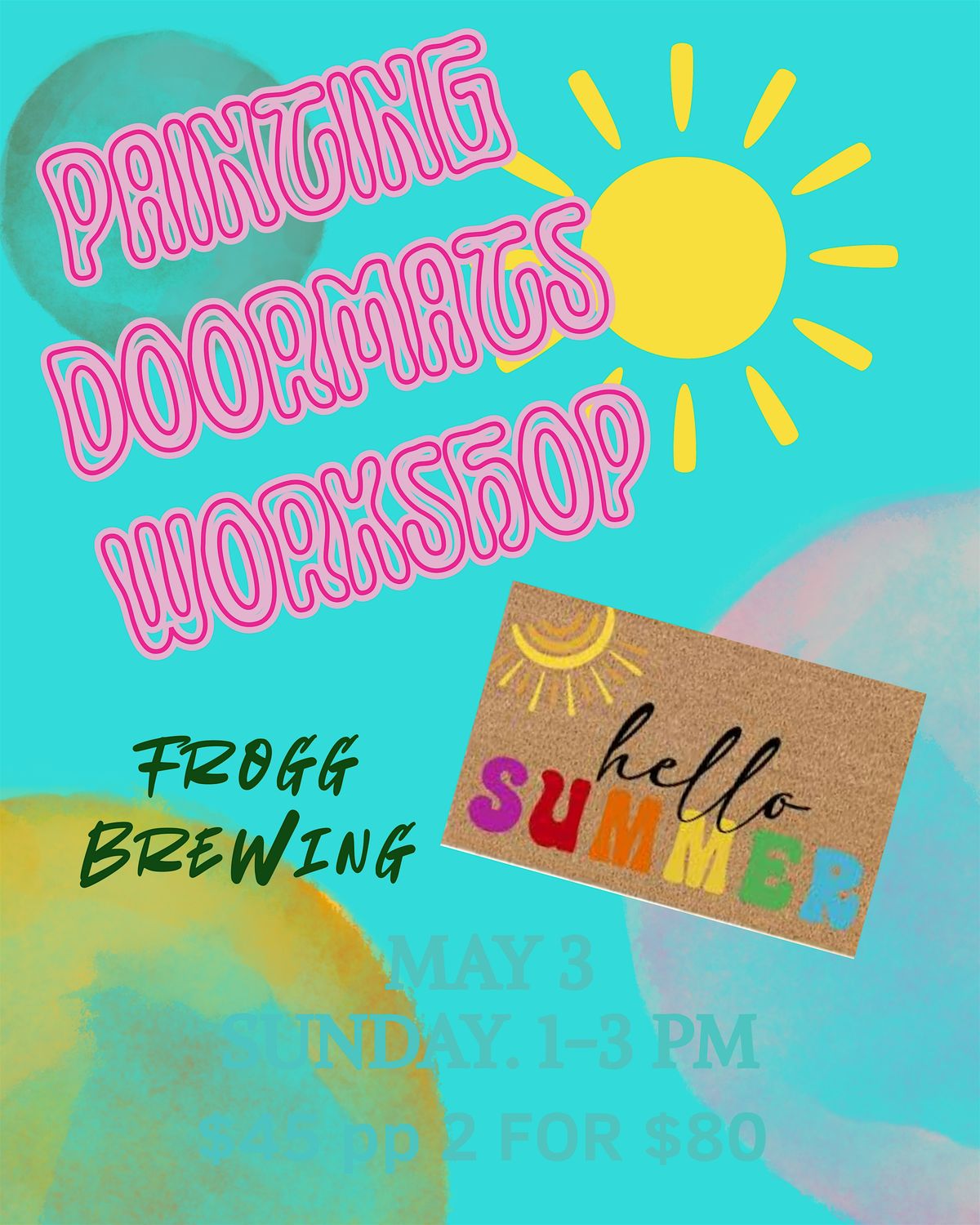 Summer Doormat Painting