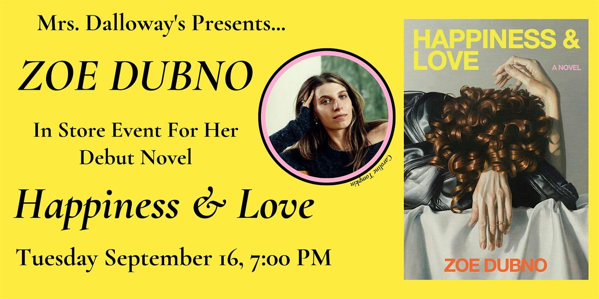Zoe Dubno's HAPPINESS & LOVE In Store Event and Book Signing
