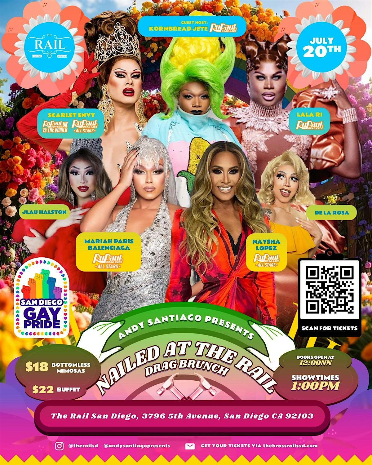 NAILED at THE RAIL DRAG BRUNCH