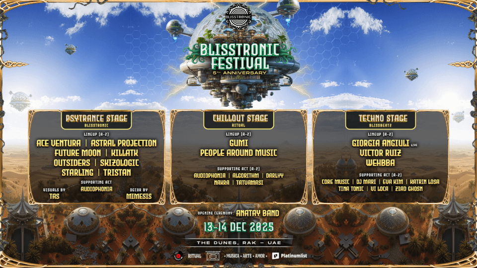 Blisstronic Festival - 5th Anniversary Edition in RAK