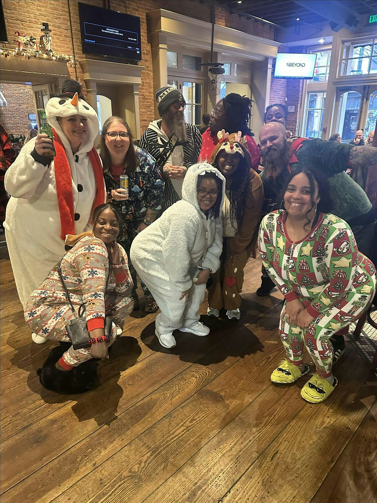 Naughty or Nice Onesie Party