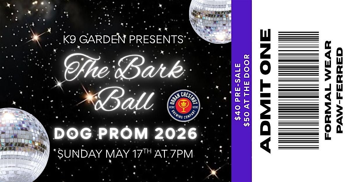 The Bark Ball at K9 Garden