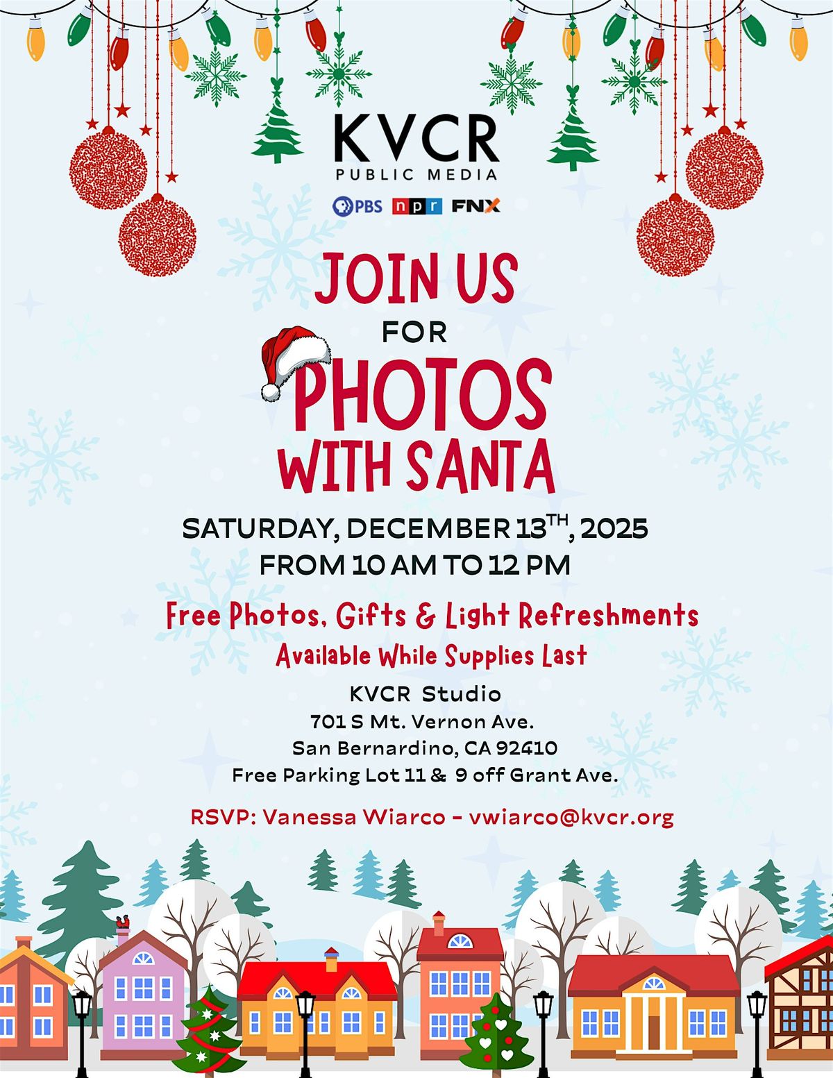 Photos with Santa