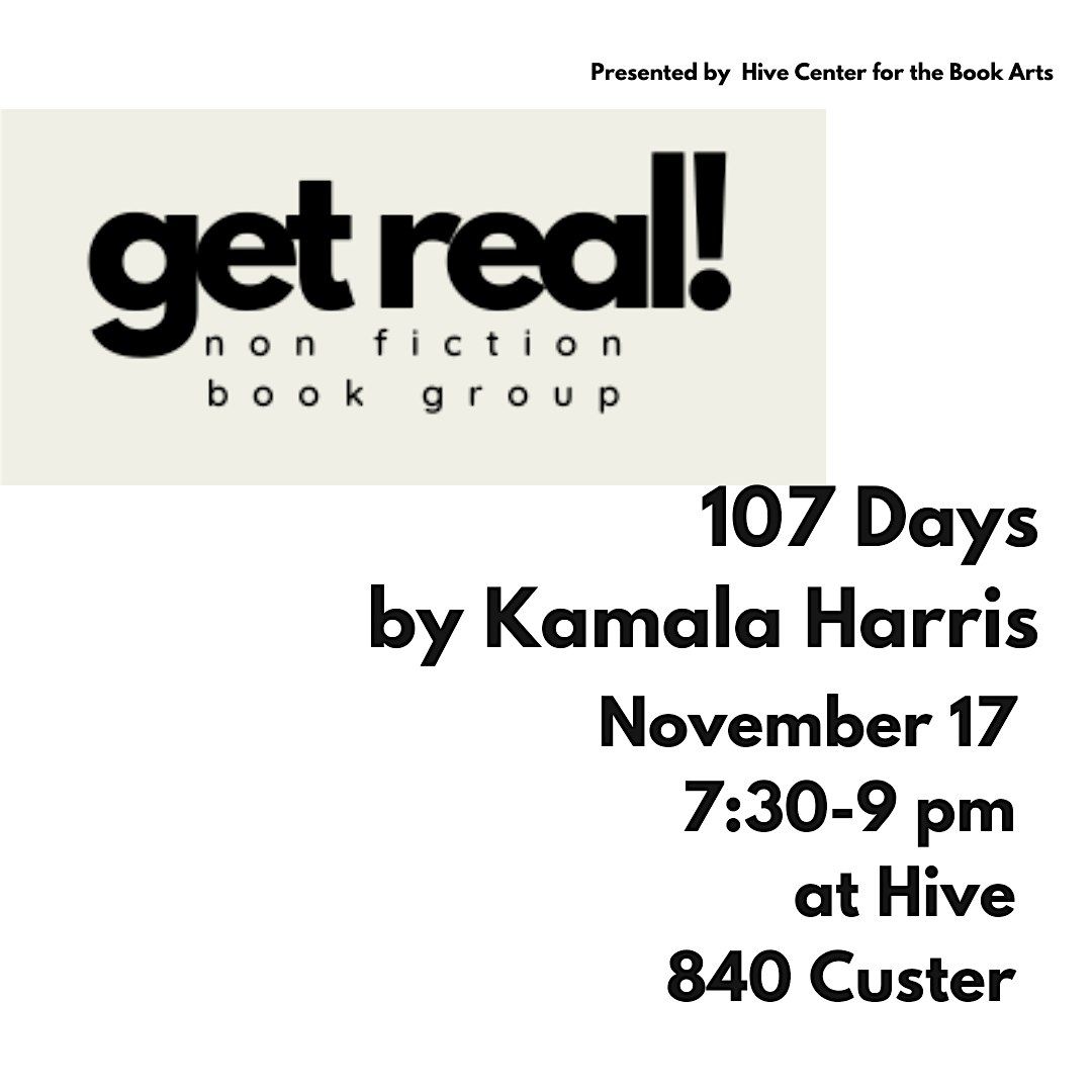 GET REAL! Non Fiction Book Group: 107 Days