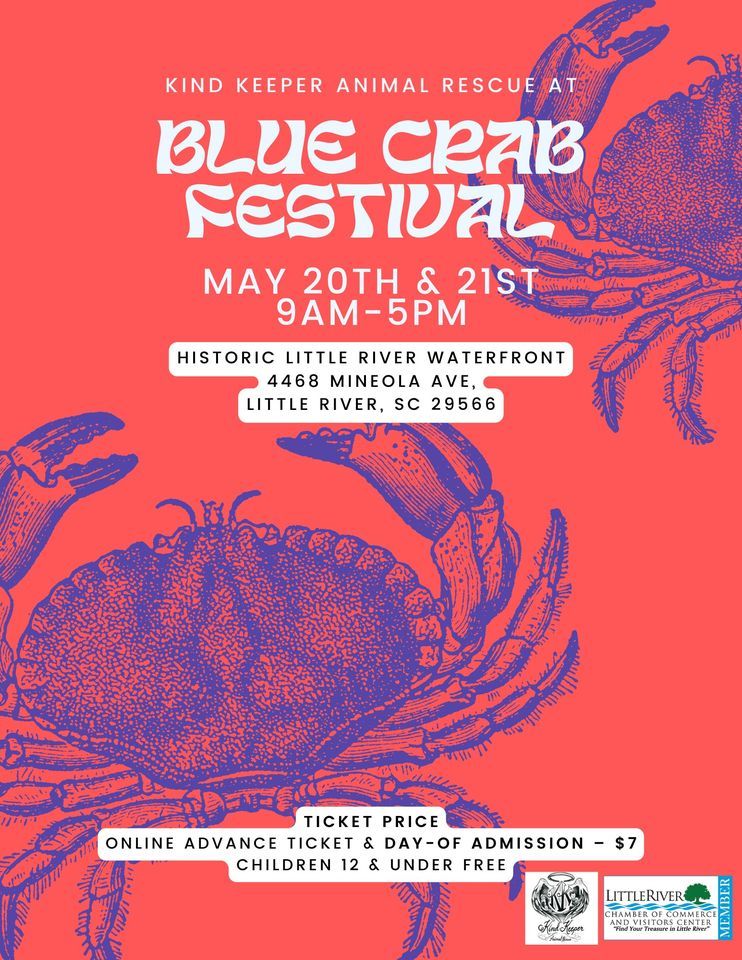 Bus Trip to World Famous Blue Crab Festival Little River, SC May 20