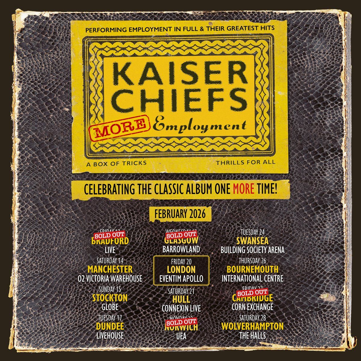 Kaiser Chiefs Cambridge Tickets