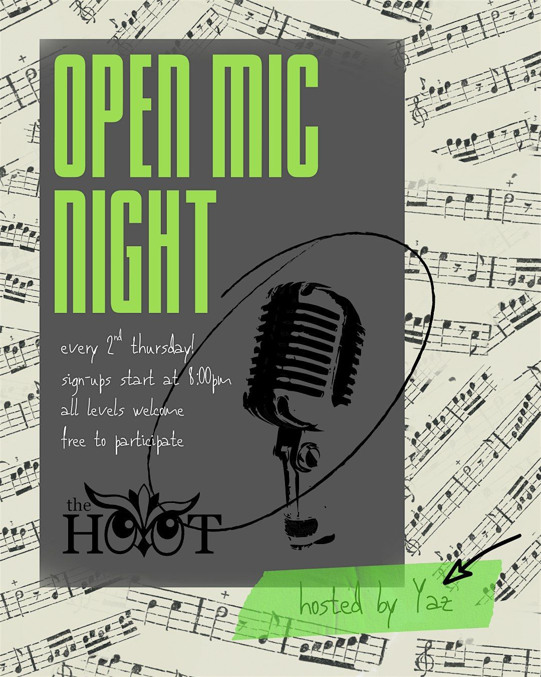 Open Mic Night @ The Hoot