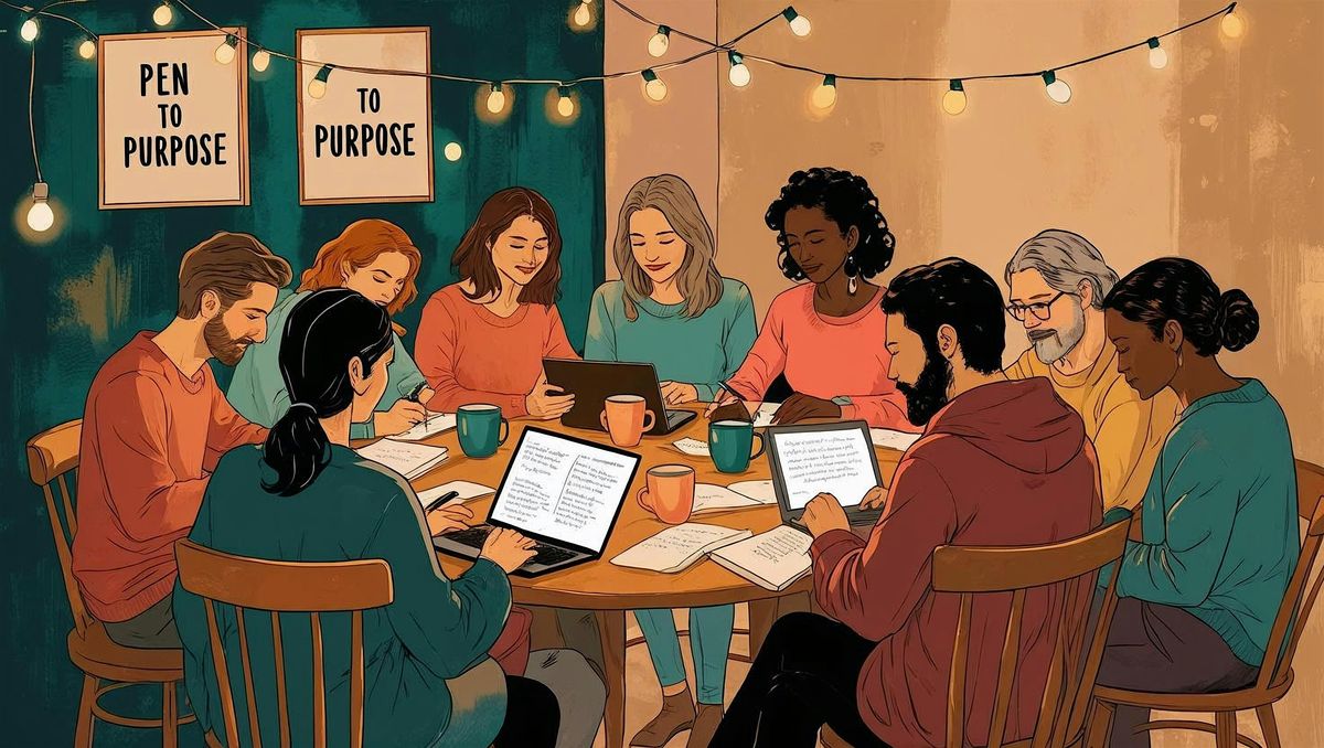 Hebrew Cafe : Pen to Purpose Writers Workshop In-Person (Pay What You Can)