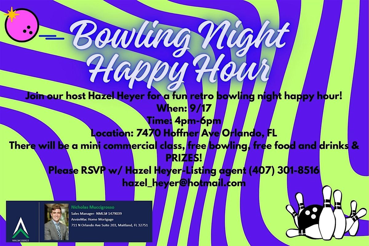 CRE Bowling Happy Hour - Retro Themed
