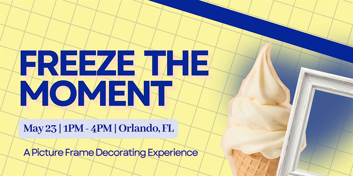Freeze the Moment: A Picture Frame Decorating Experience