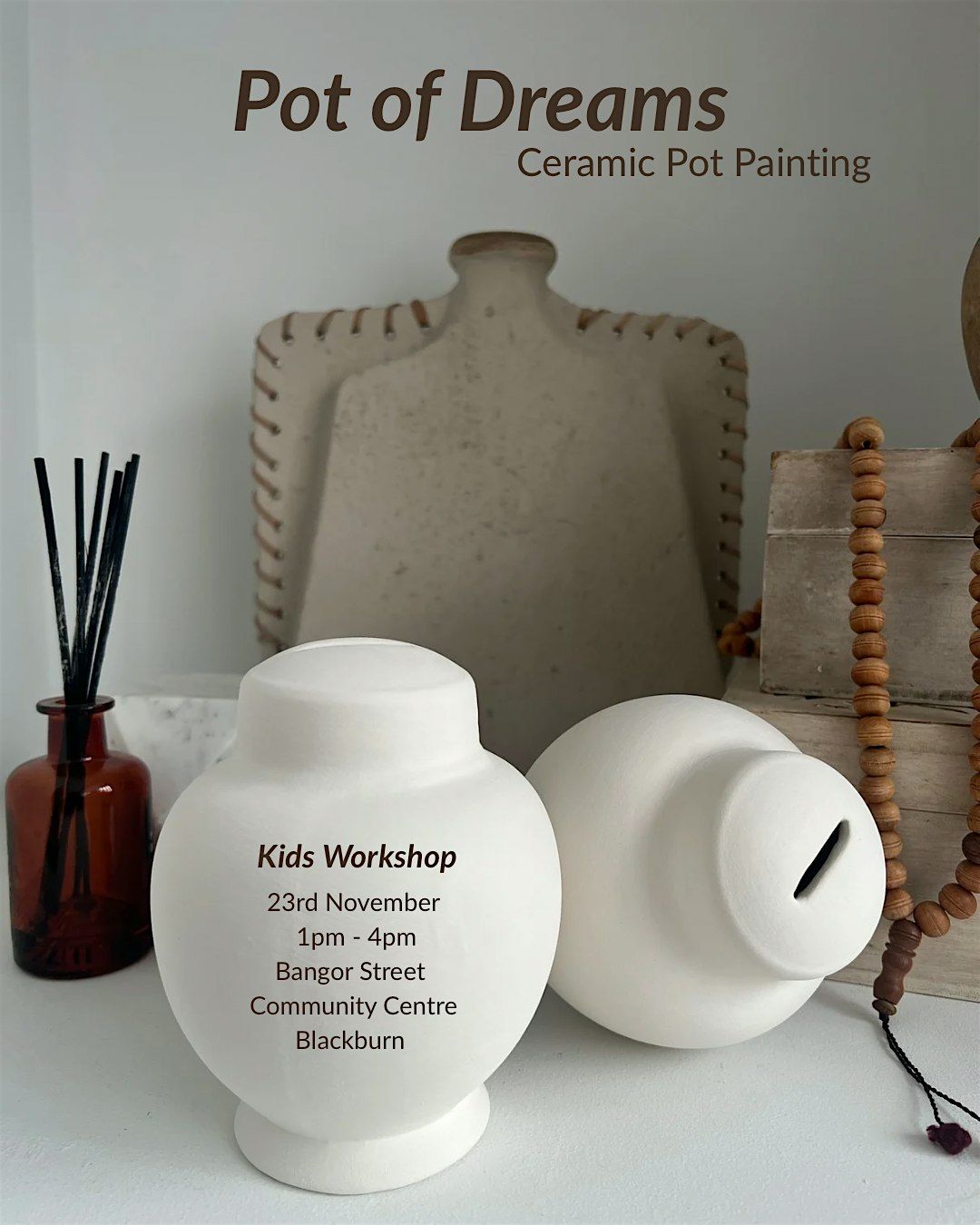 Pot of Dreams - Ceramic Pot Painting Workshop