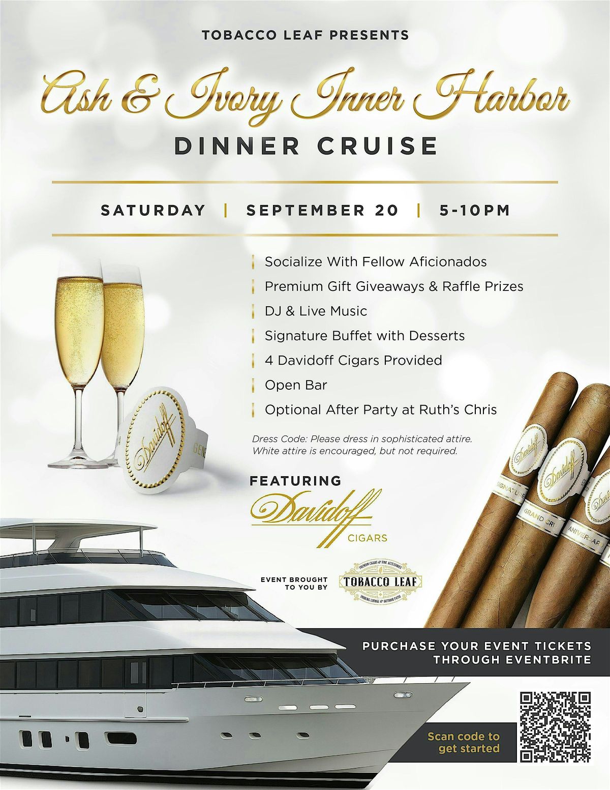 Ash & Ivory Dinner Cruise
