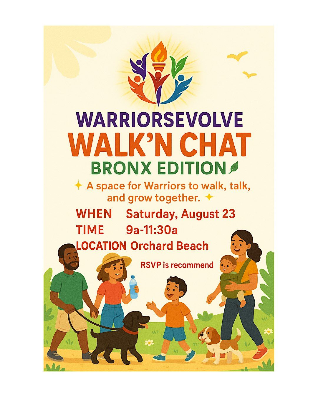 WarriorsEvolve Walk N Chat